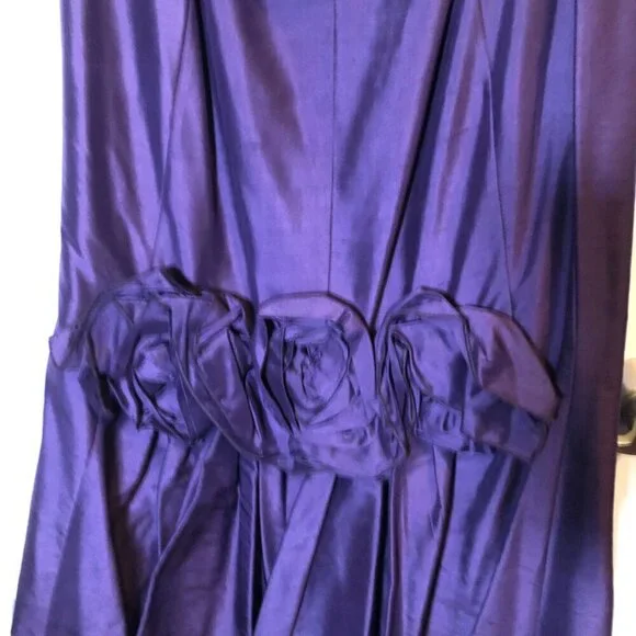 Ideas by Barbara Gown Style# 7777-10 Eggplant Size M NWT - Picture 9 of 16